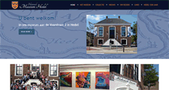 Desktop Screenshot of historischmuseumhedel.nl
