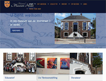 Tablet Screenshot of historischmuseumhedel.nl